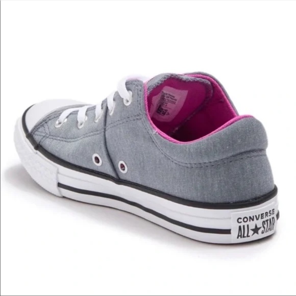 Converse Chuck Taylor All Star Madison Low Top Oxford Gray Pink Junior Size US 6 - Picture 2 of 11